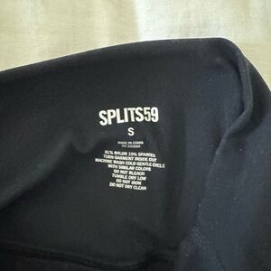 Splits59 Jet Black Leggings Size Small